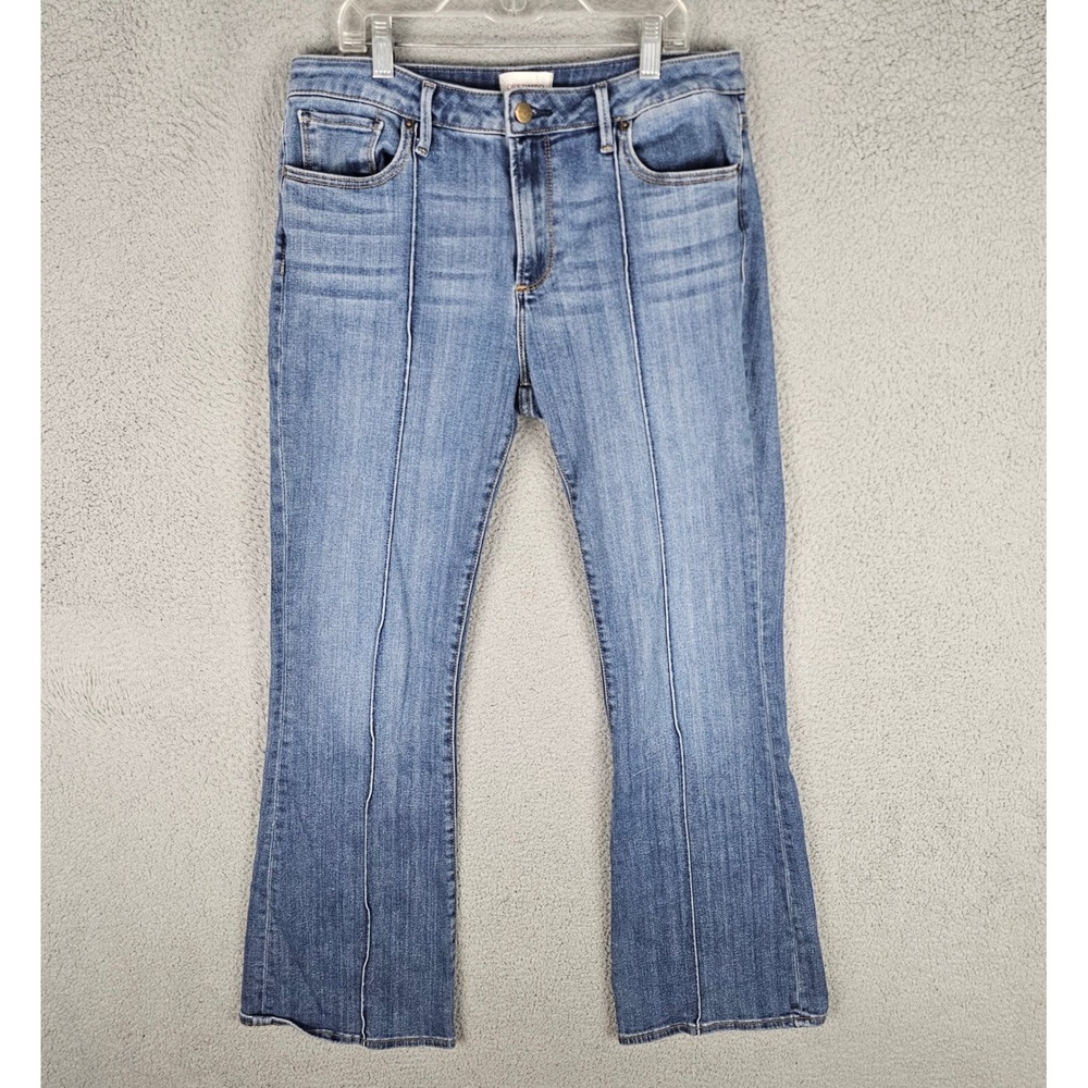 Driftwood Jeans Womens 31x32 Blue Rosie Flare Leg Stretch Denim Pants 29008